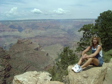 Deb at the Grand Canyon