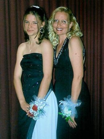 My stepdaughter and I at military ball