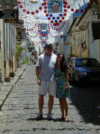 In the old city of Salvador in Brazil