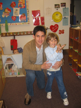 Bella and Daddy in 2005