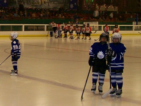 Joseph at a hockey tournament in San Francisco