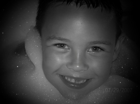 my oldest son Nicolas, age 6, in July 2007