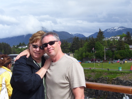 My baby and me in Juneau, Alaska