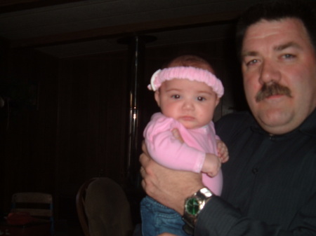 My husband Scott and baby girl Elaina