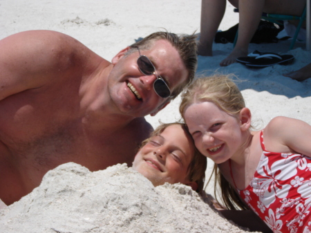 Carl, Jack and Chloe, Fort Myers Beach 2007