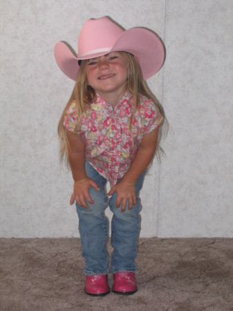 Our little cowgirl!
