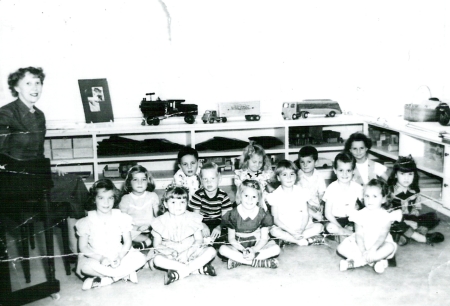 Kindergarten at Cahuilla School, 1950