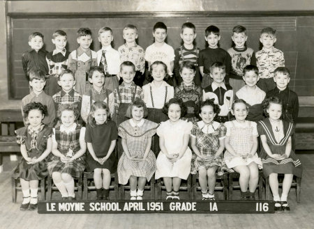 LeMoyne 1A Room 116 April 1951