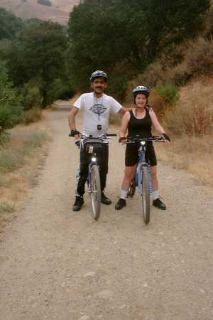 Me and Steve biking