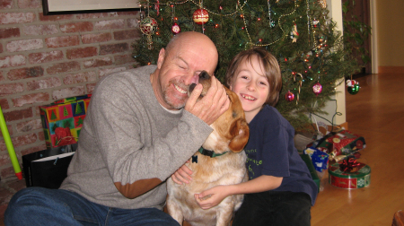 Shane, Dad and Lulu '06