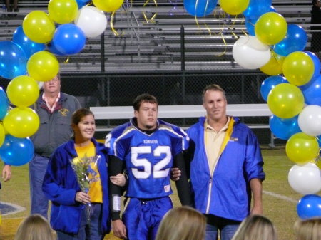 Youngest son Cody's Senior Night