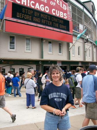 Denise at Wrigley Field