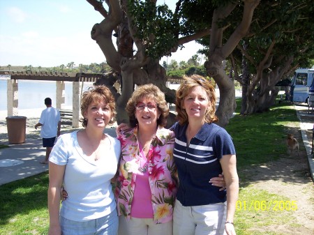 Myself, my mom, and Sister Teri