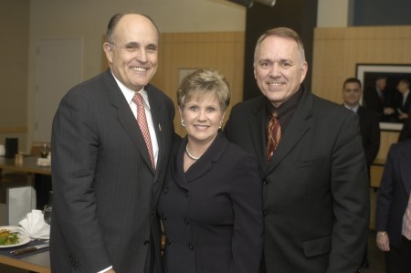 Rudy Giuliani, me and my husband Eddie