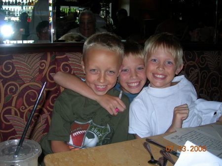 My boys - Trevor, Chase & Zach - 06