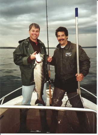 Salmon fishing - Port Townsend, WA - June 1992