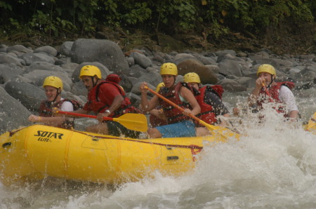 Whitewater rafting in Costa Rica