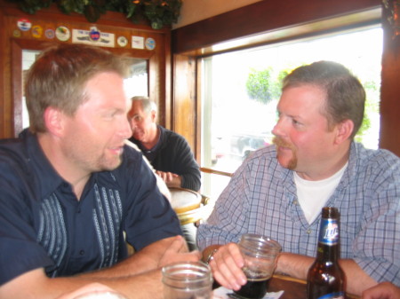 Dave Byrne (RHS '87) and I in Anchorage - July, 2007