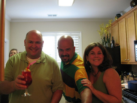 My husband Philip, his brother Paul & me! 08/04/07