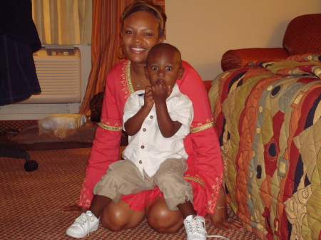 Wife and son San Antonio 2007