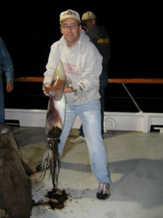 me and a dead squid