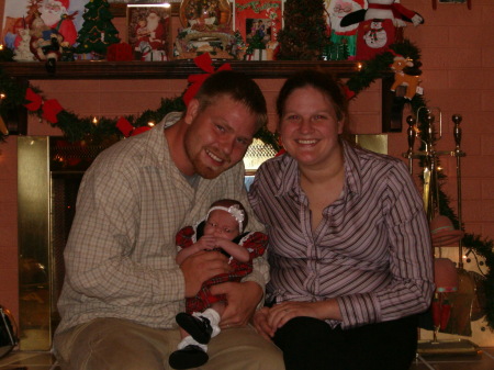 Jessi and Ross at Christmas