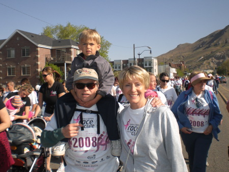 Race for the Cure (in support of our Niece)