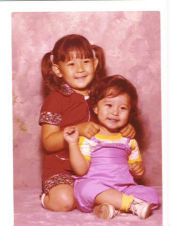 Me and my sister way back when!