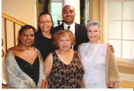 Rosalind,Mom,Simone, & Kris, Rob.