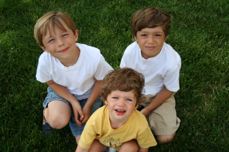 My boys Jackson, Brooks & Jordan