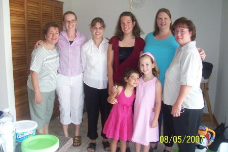 Family pic at my bridal shower on August 5th 2007