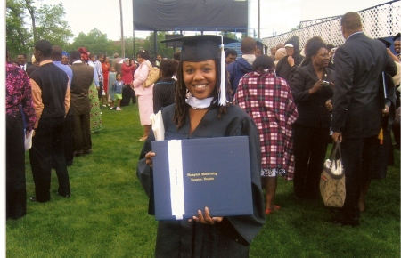Graduation at Hampton U.  -- My Niece