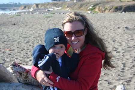 Nate and I - Moonstone Beach 2007