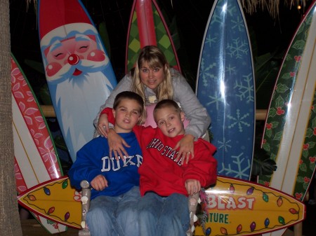 My Boys and I at California Adventure.