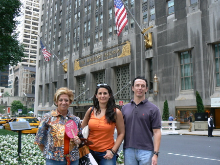 With my parents in NY