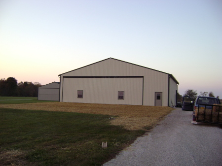 Our new hangar at the airport