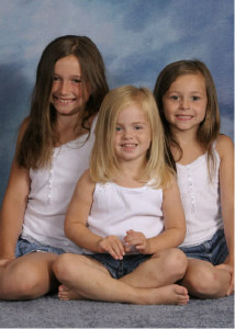 Madison, Jaiden, & Hailey summer 2007