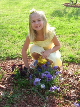 Granddaughter Annika, 6 on May 11