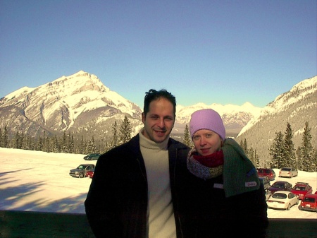 Frank and Lenn in Banff