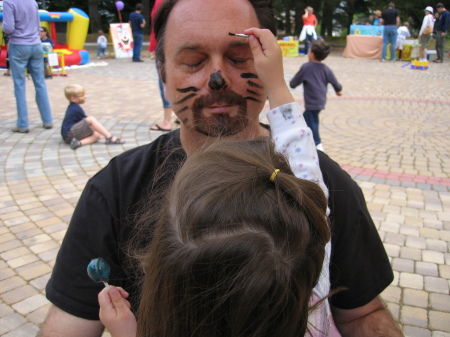 Face painting...