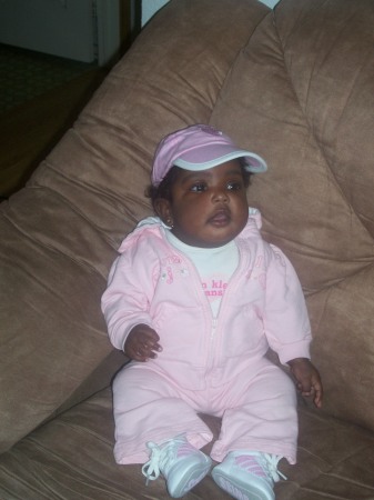 Our daughter Brealonnie's youngest little girl Tamesha (8 months).