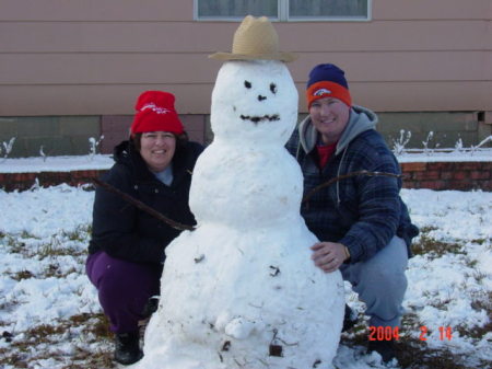 Snow in Centeral Texas