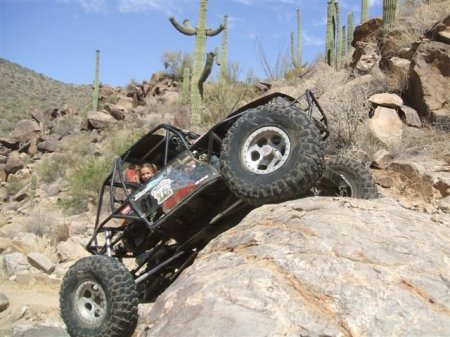 Rock Crawing in AZ in Suzi