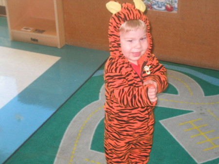 Alexander as Tigger