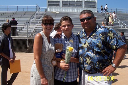 David's 2006 9th grade graduation.