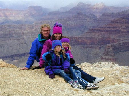 At the Grand Canyon - March 2000