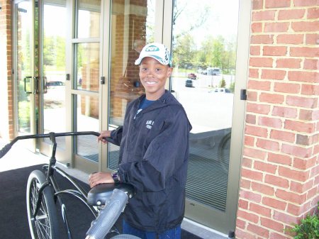 Son, Jonathan ready to ride