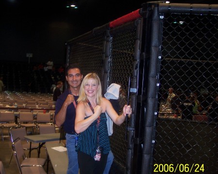 Jay & I at our 1st XFC here in Austin!