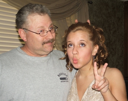 Me and my Daughter Nicole before Prom