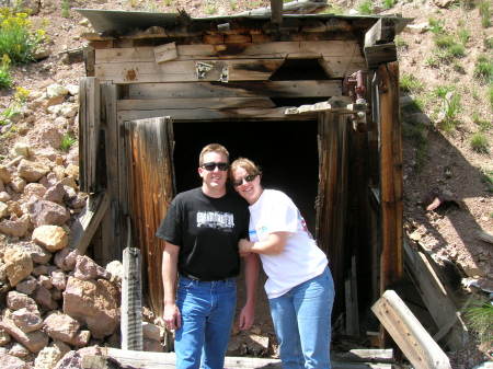 My husband and I in Creed, CO